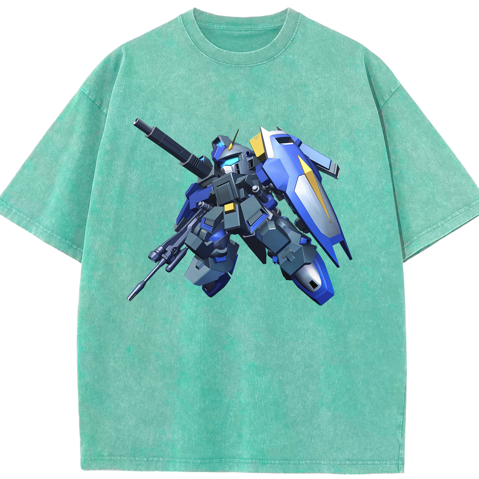 （画像用） 機動戦士ガンダム Mobile Suit Gundam 綿100% ヴィンテージ風 半袖Tシャツ（フロントプリント）
